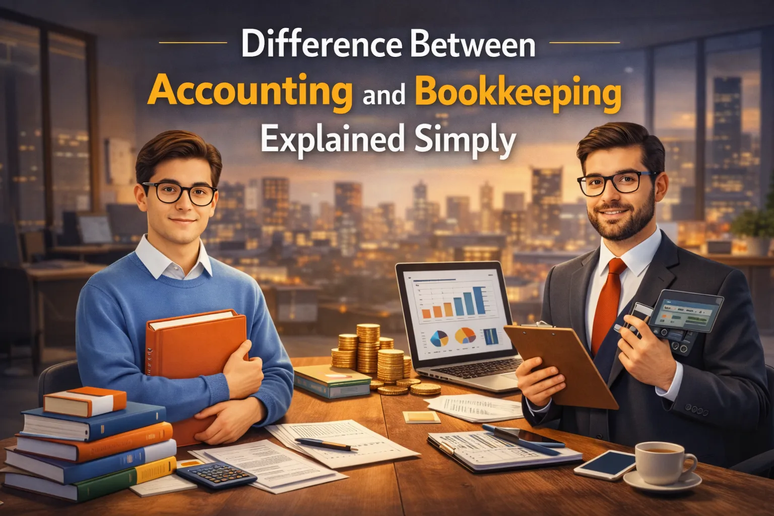 difference between accounting and bookkeeping