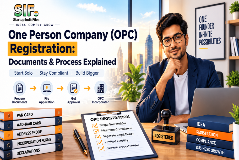 One Person Company (OPC) Registration: Documents & Process Explained