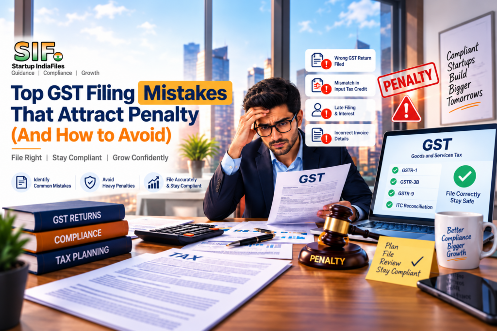 Top GST Filing Mistakes That Attract Penalty (And How to Avoid)