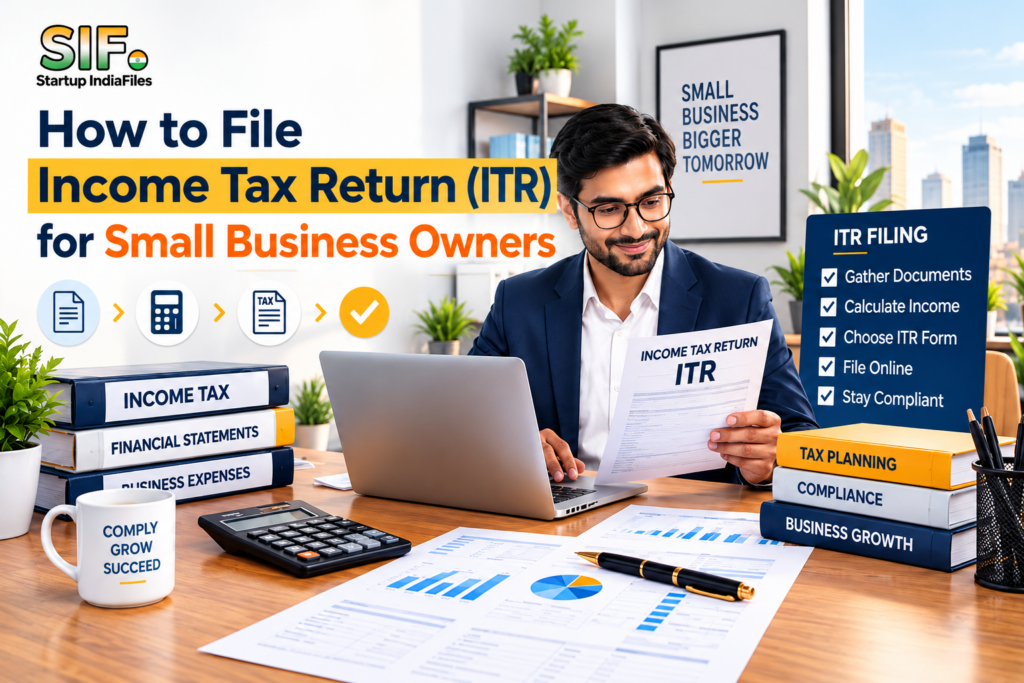 How to File Income Tax Return (ITR) for Small Business Owners