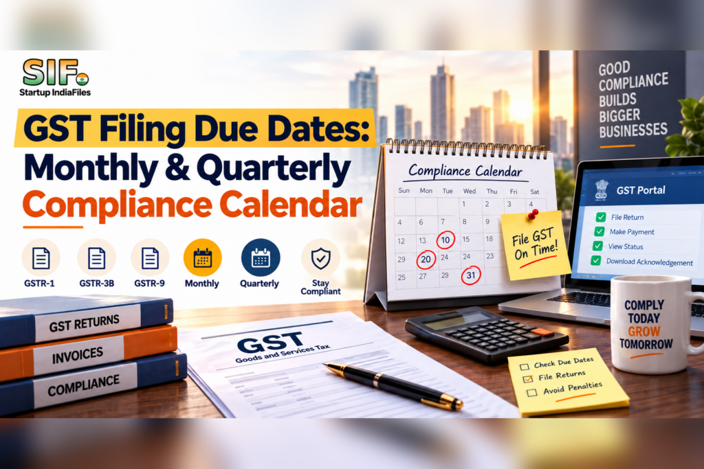 GST Filing Due Dates: Monthly & Quarterly Compliance Calendar